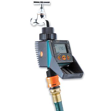 Irrigation timer to regulate water flowing into the the solar still.